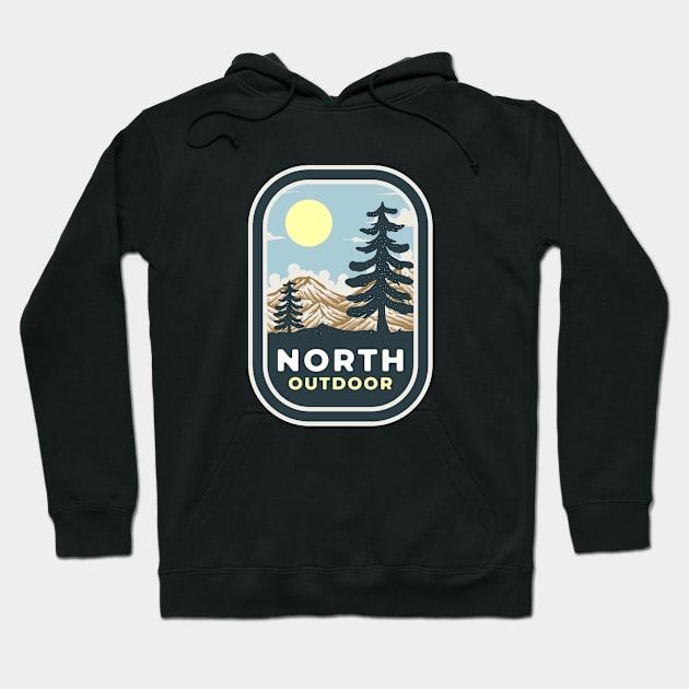 North Outdoor Hoodie by Fledermaus Studio